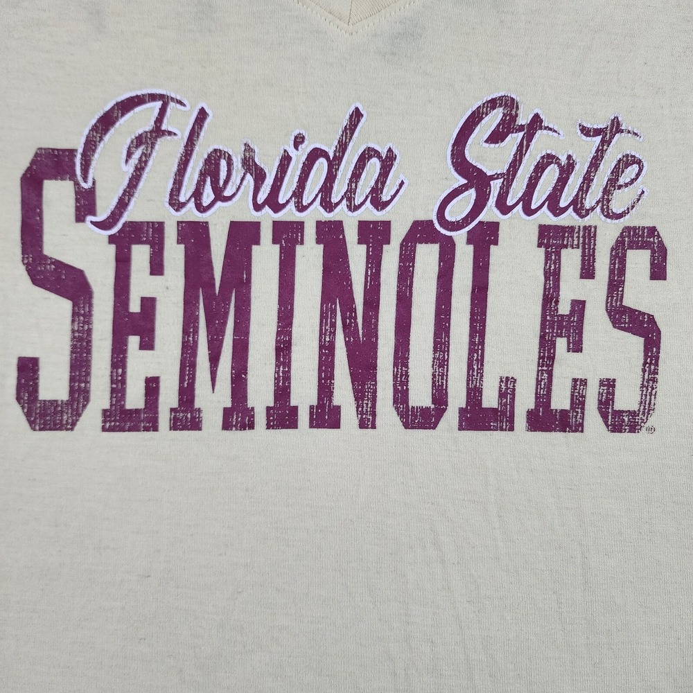 FSU Seminoles Colosseum Yellow Short Sleeve T-Shirt Women's L